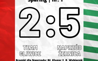 Sparing: Team Gliwice 2:5 Naprzód